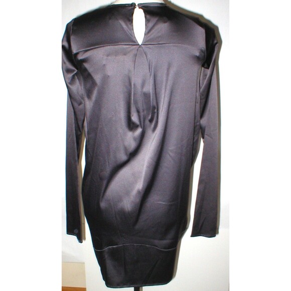 New Girls Designer Dou Dou NWT $300 Italy Black Bird Dress 12 Pockets Nice Silky - Picture 8 of 9